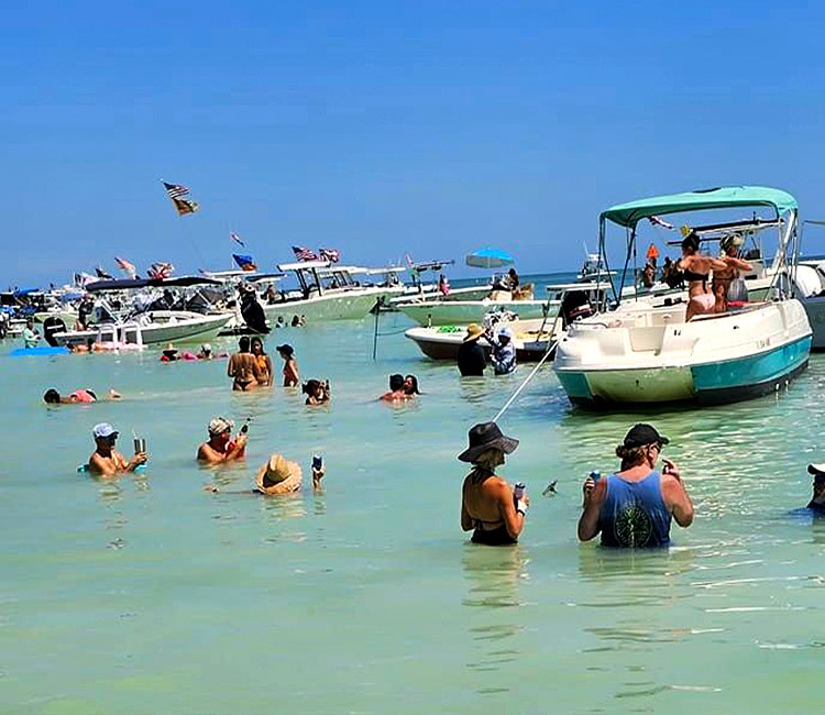 Sandbar adventures in the Florida Keys with Beyond Blessed Charters