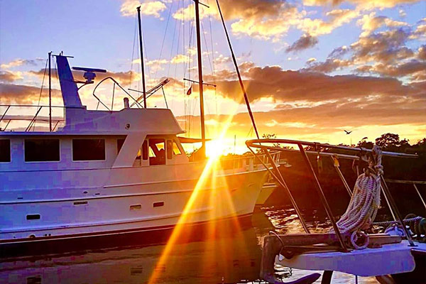 Romantic sunset cruise in Key Largo with Beyond Blessed Charters