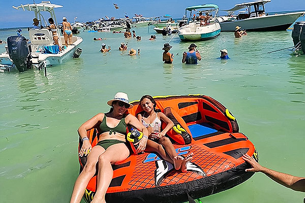 Sandbar adventures in the Florida Keys with Beyond Blessed Charters