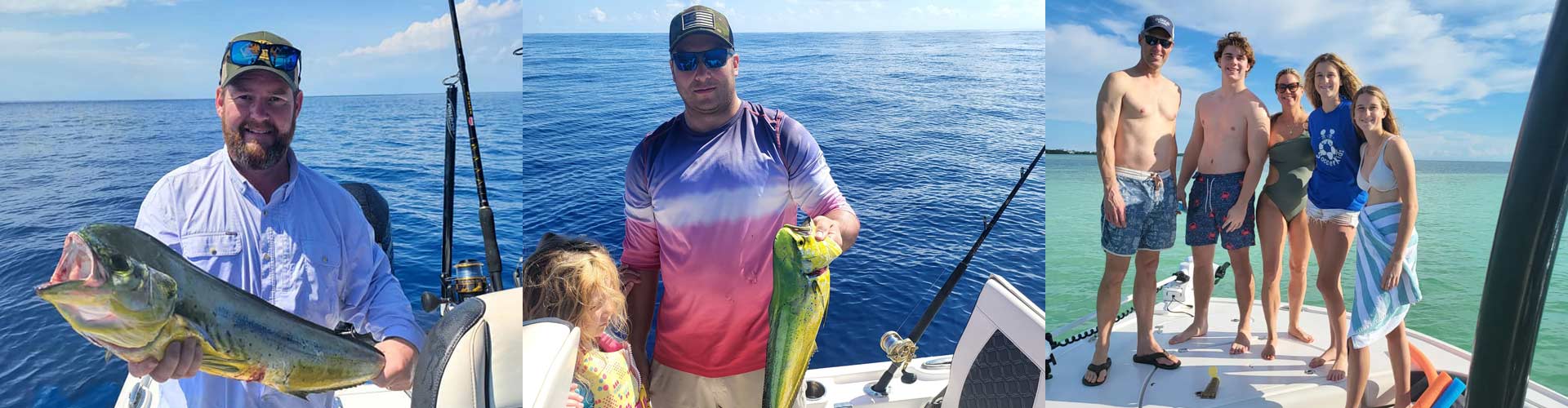 Group enjoying a multi-activity trip in the Florida Keys with Beyond Blessed Charters